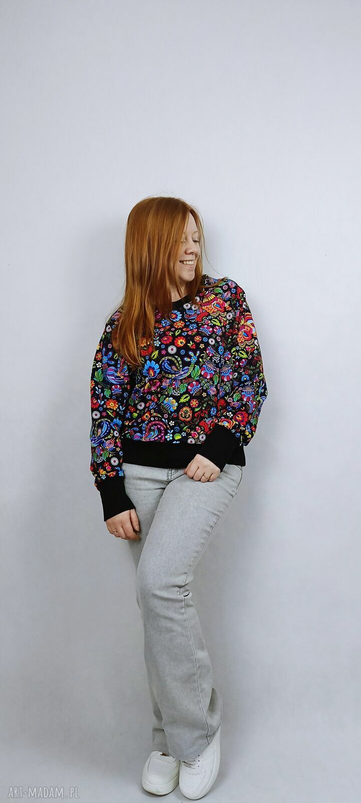 Bluza damska NURI - wzór łowicki