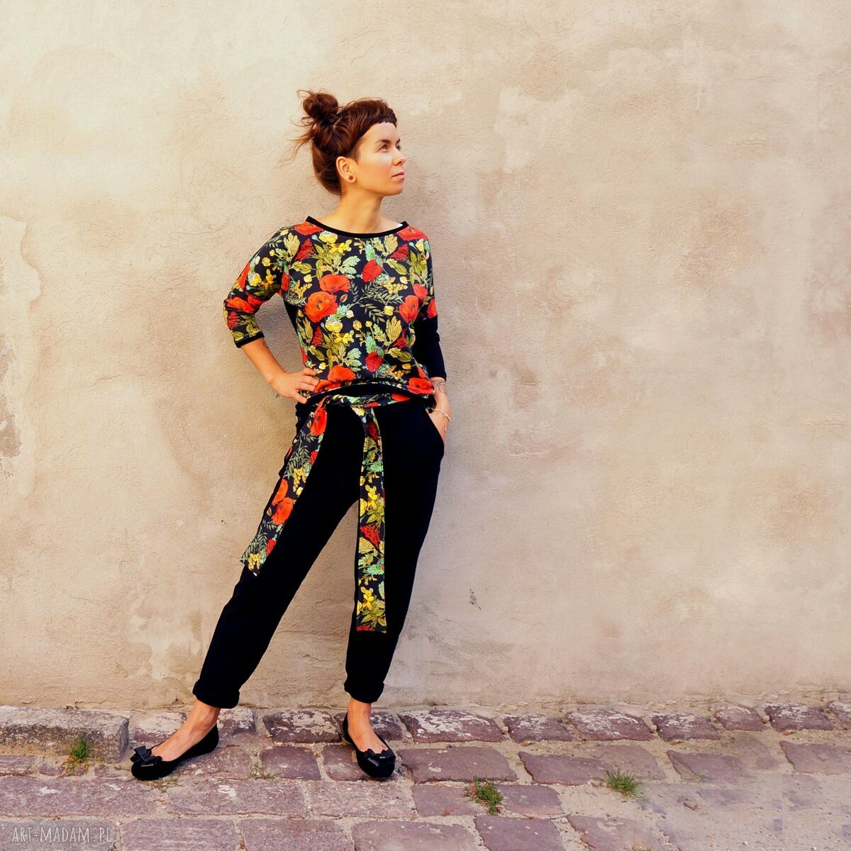 Bluza damska - Czerwone Maki