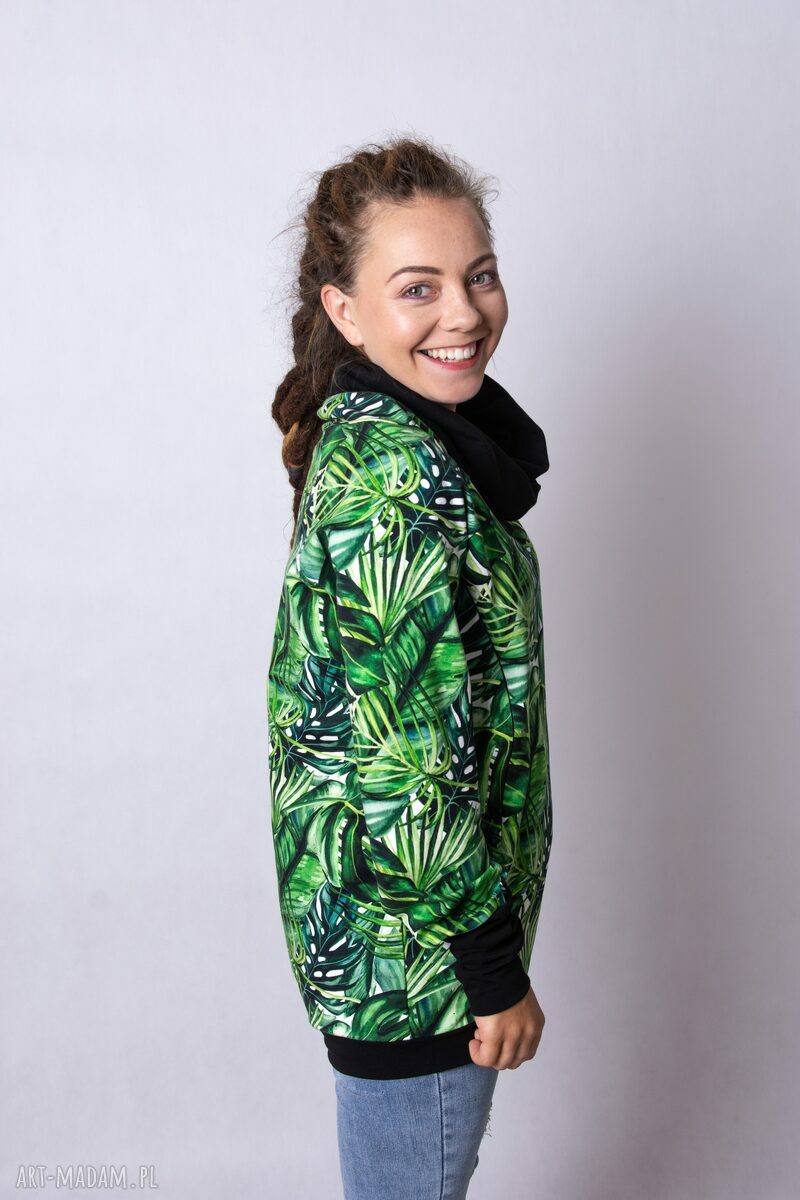 Bluza damska Liście monstery