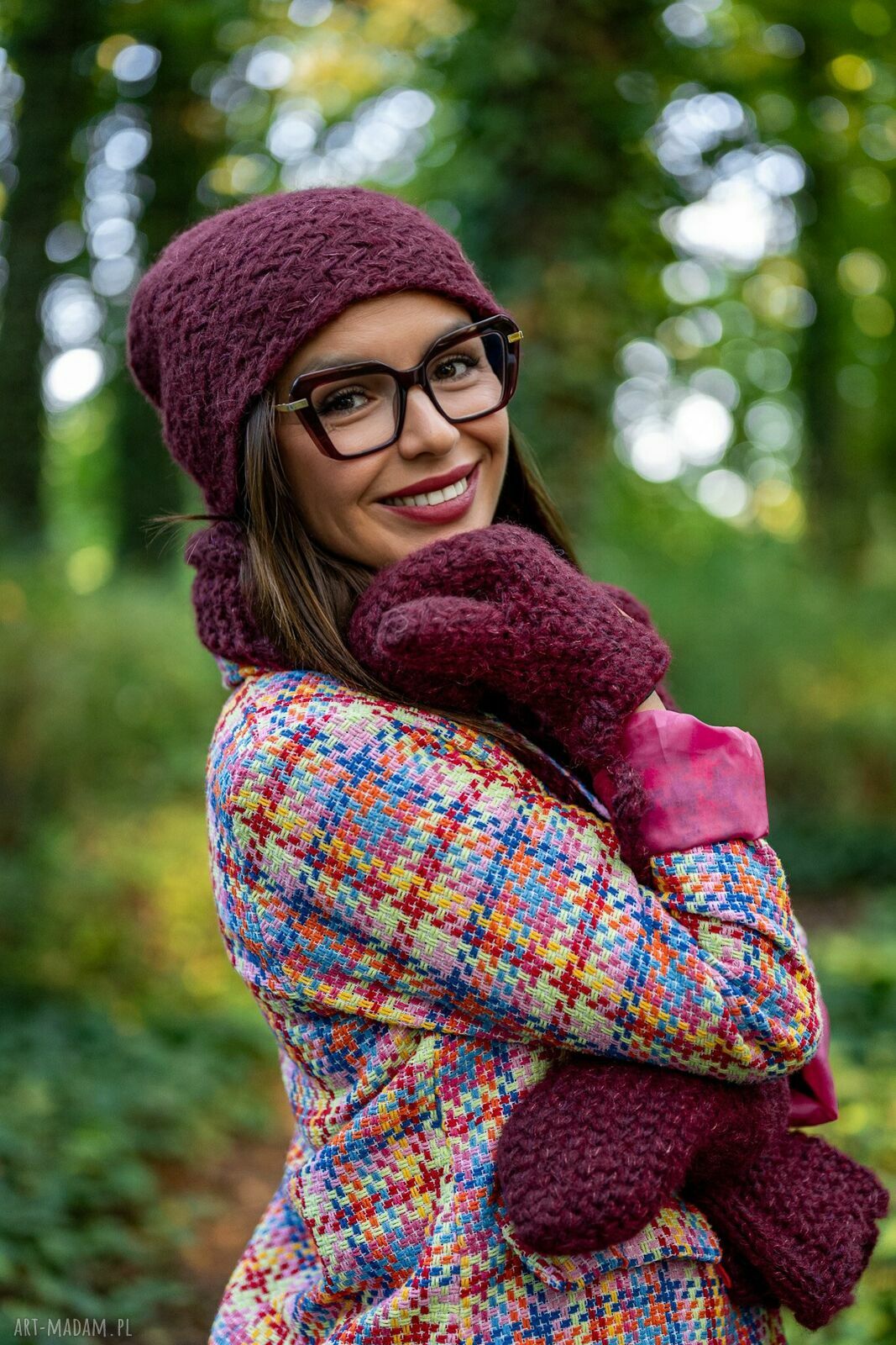 Czapka MERINO Explorer „Bordo”