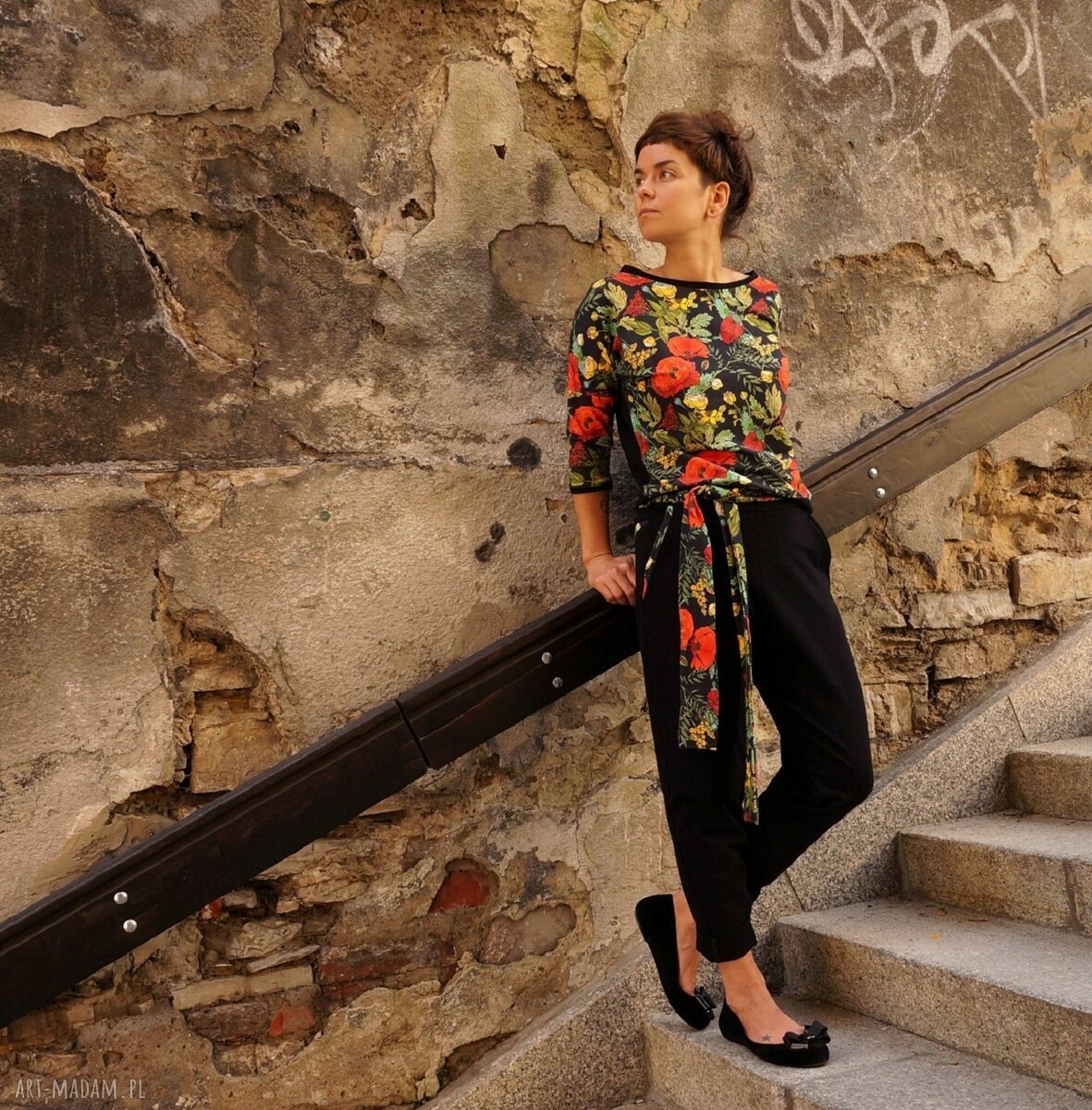Bluza damska - Czerwone Maki