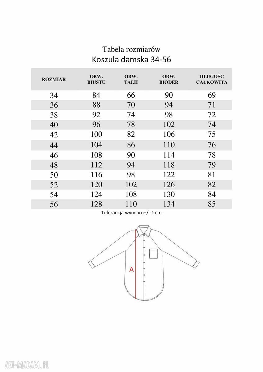 Koszula damska muślinowa biała oversize - ręcznie robiona z 100% bawełny