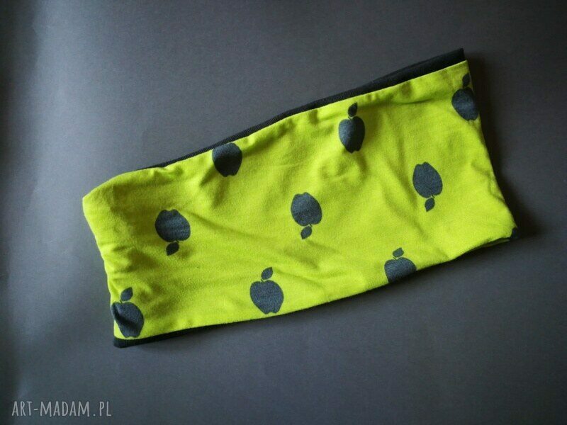 Opaska damska Etno Wiosna z dzianiny - boho do biegania, 59-61 cm