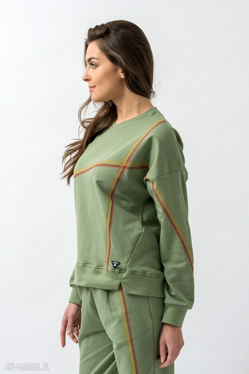 Bluza damska Megan szałwiowa