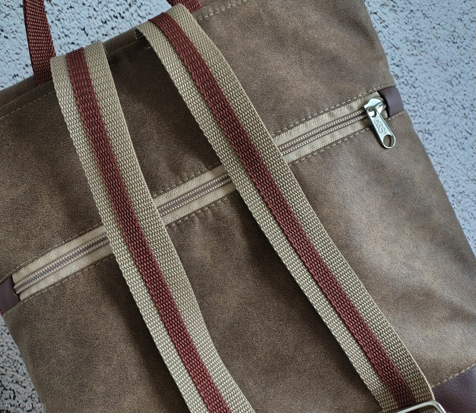 Damski plecak handmade na uczelnię i laptopa - Fabrykawis