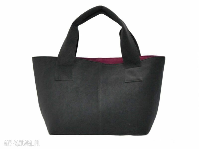 0008 szara damska torebka ręki shopper bag pelican modne damskie