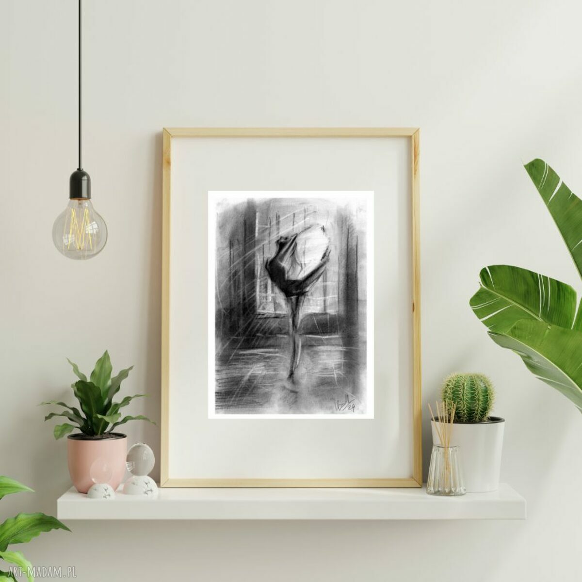 Plakat A4 DANCE 6 - Seria Taniec z baletnicą