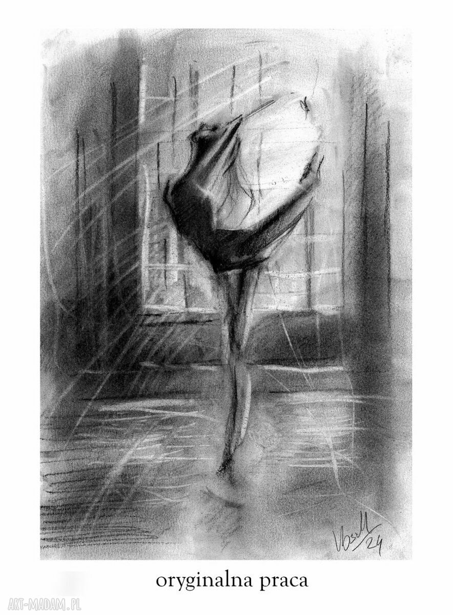 Plakat A4 DANCE 6 - Seria Taniec z baletnicą