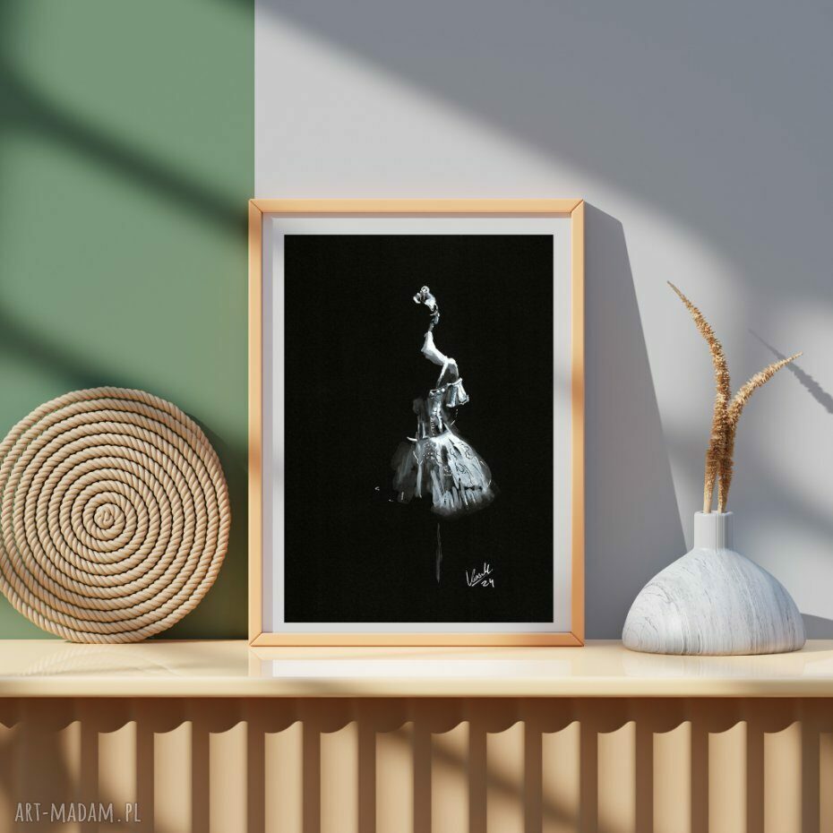 DANCE 7 - Plakat A3 z serii „Taniec” - baletnica