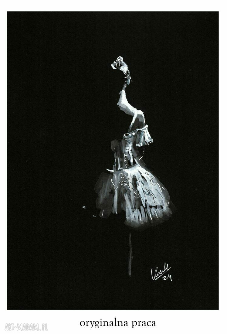 DANCE 7 - Plakat A3 z serii „Taniec” - baletnica