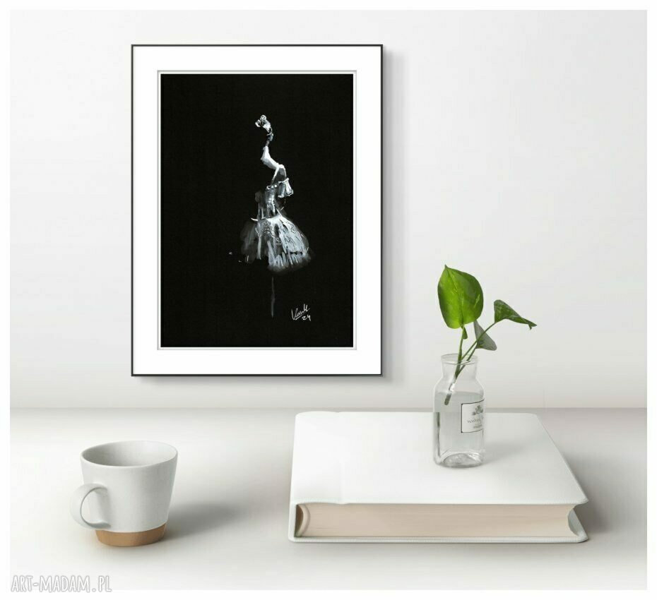 DANCE 7 - Plakat A4 Baletnica z serii „Taniec”