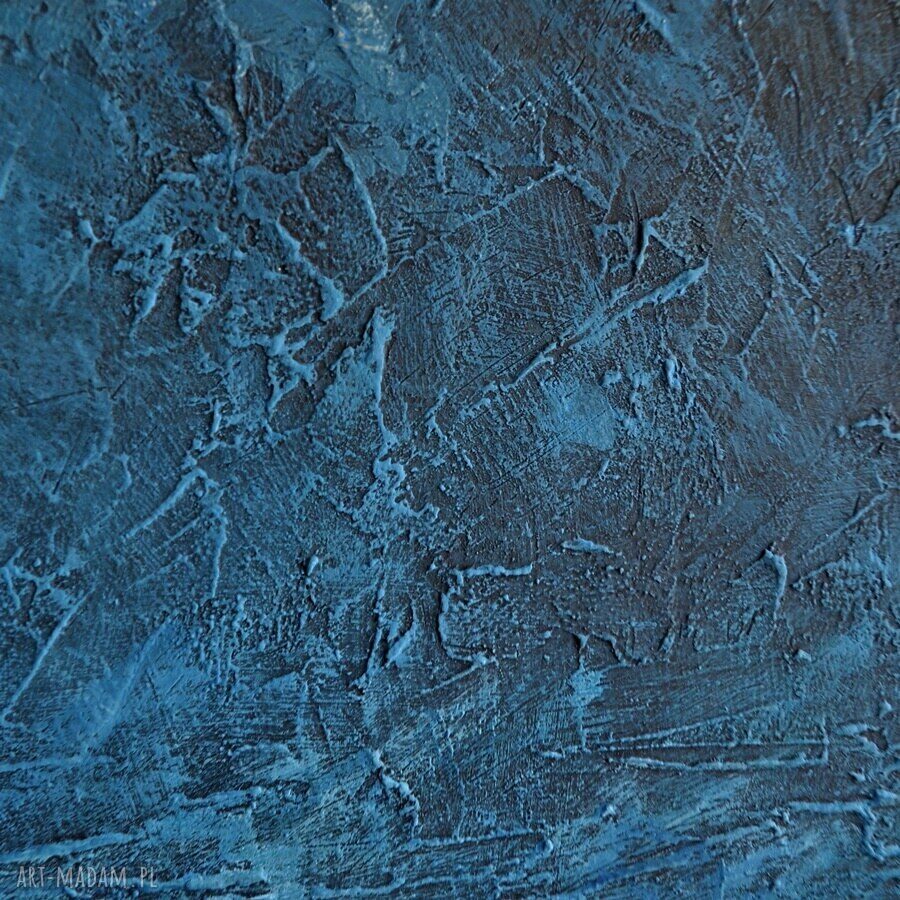 Dark skies 2 - ręcznie malowana abstrakcja 100x150 cm