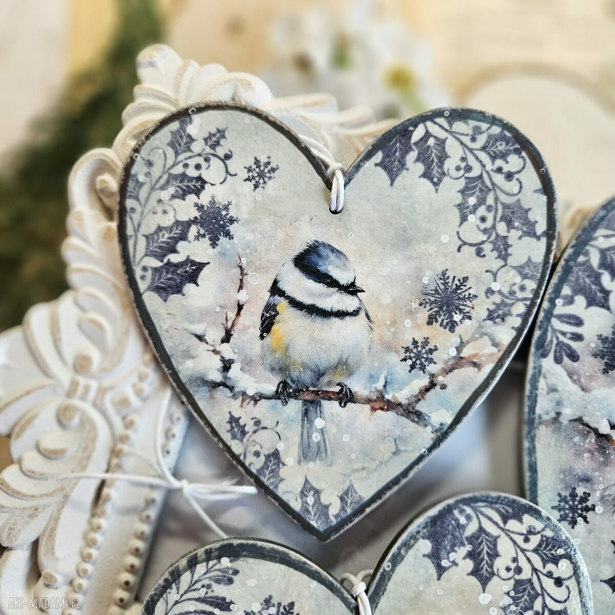 upominek na święta: Zimowe dekoracje ręcznie zrobione