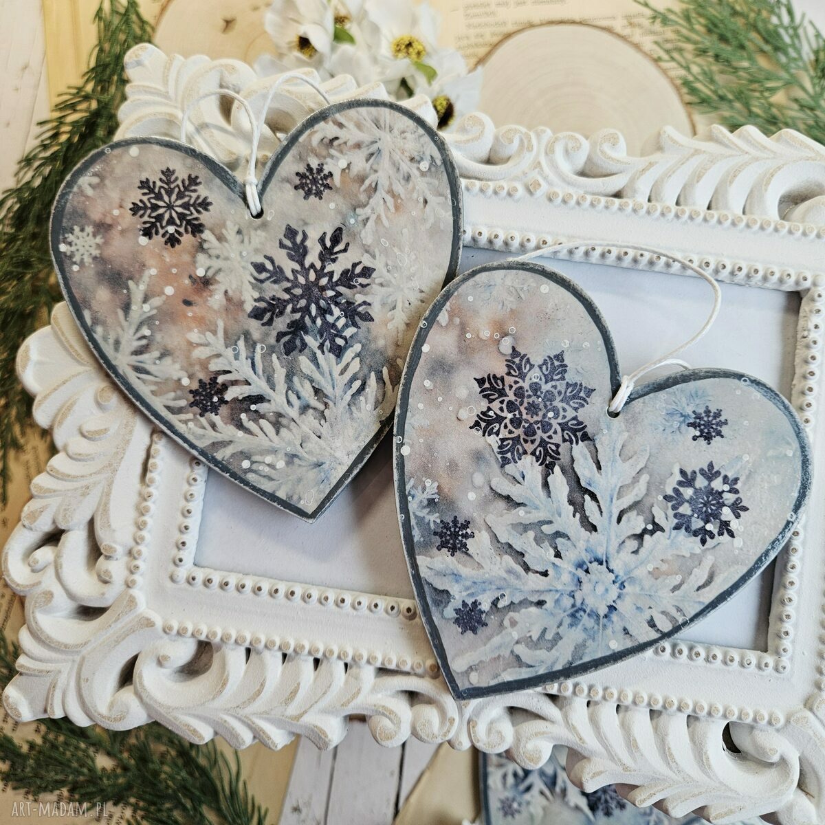 upominek na święta: Zimowe dekoracje ręcznie zrobione