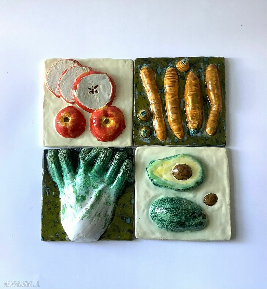 Dekor ceramiczny na ścianę z serii Vegedecors Wall