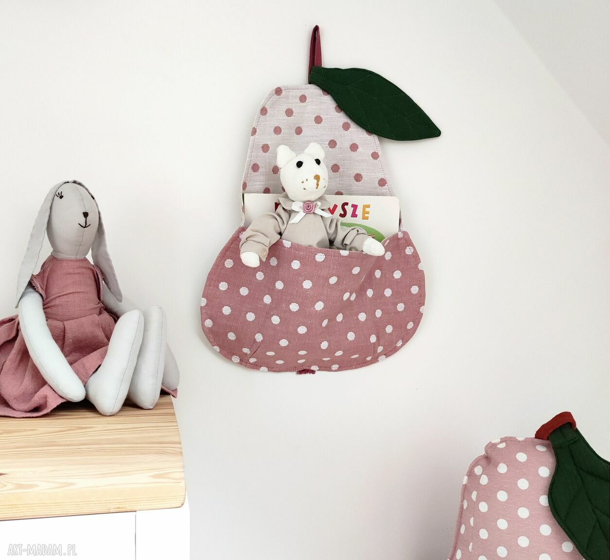 pokoik dziecka: Kieszeń gruszka organizer zawieszka Handmade