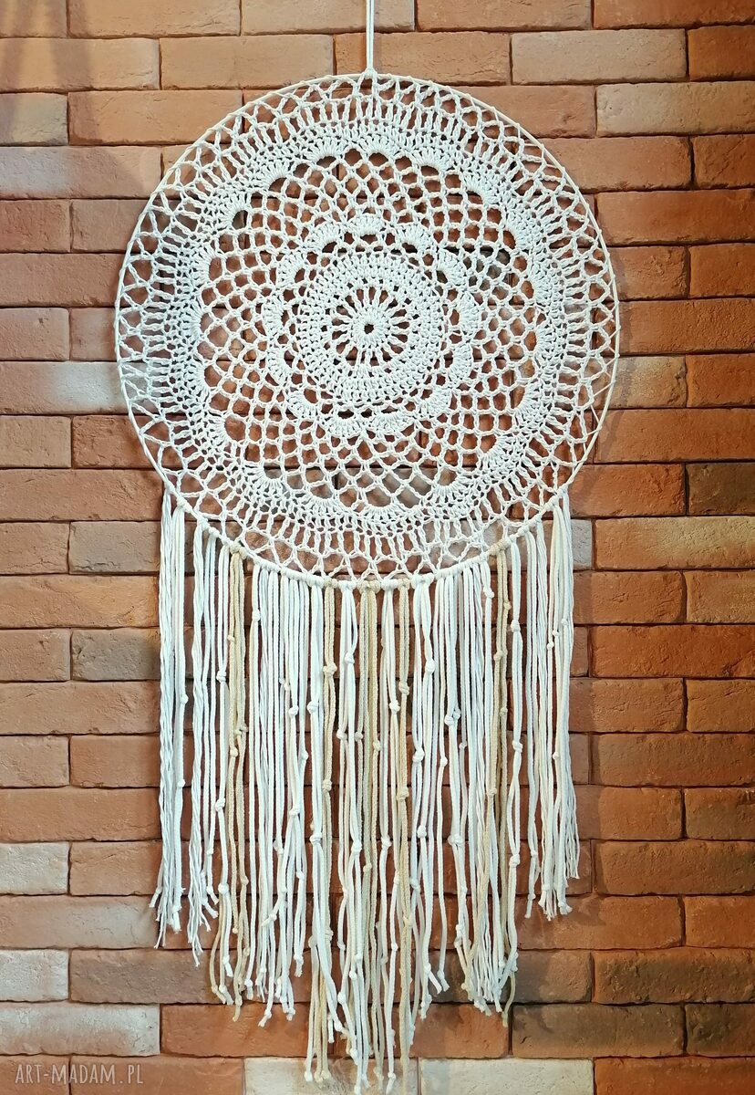 Duży łapacz snów średnica dekoracjaścienna dekoracjado domu