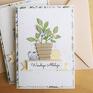 niebieskie scrapbooking kartki kartka wielkanocna zestaw dwóch kartek wielkanocnych