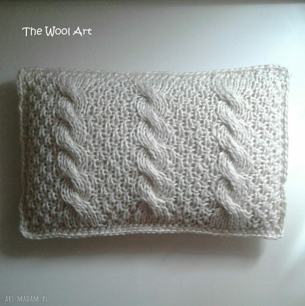 poduszki: dekoracyjna poszewka na poduszkę Handmade