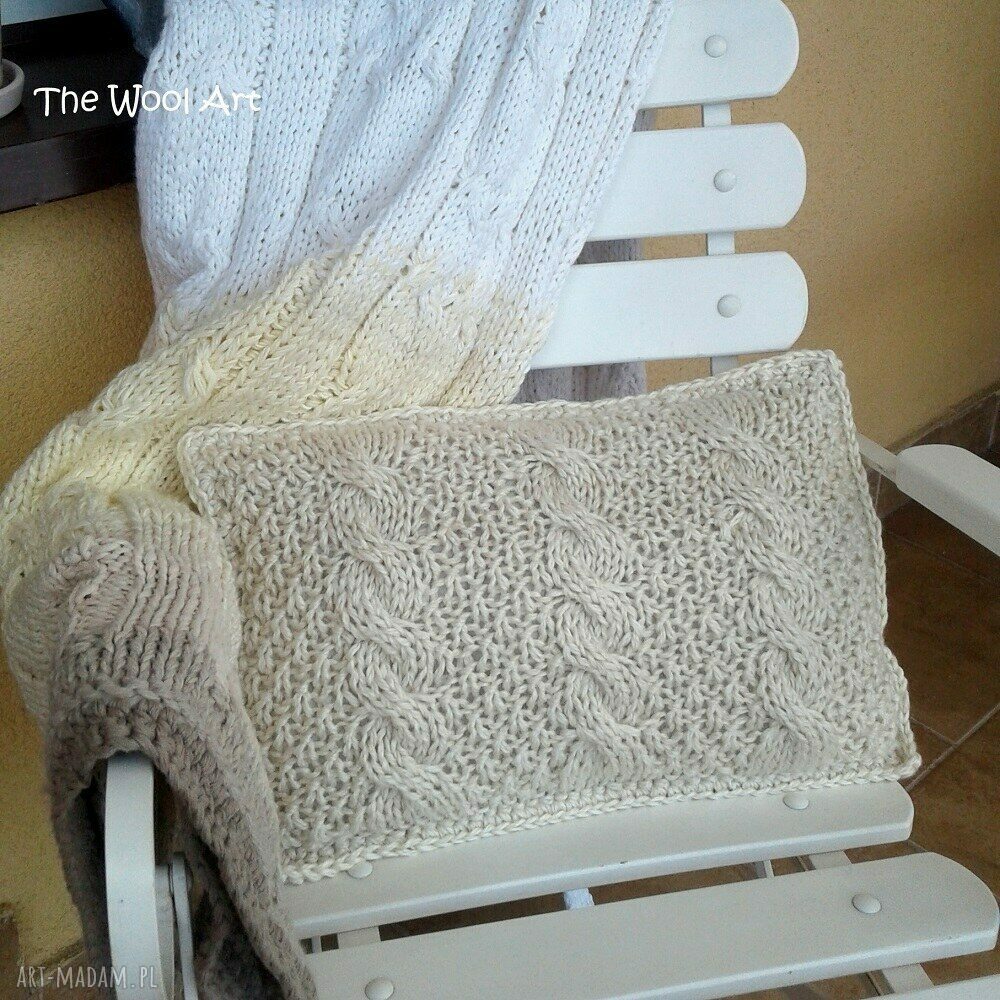 poduszki: dekoracyjna poszewka na poduszkę Handmade