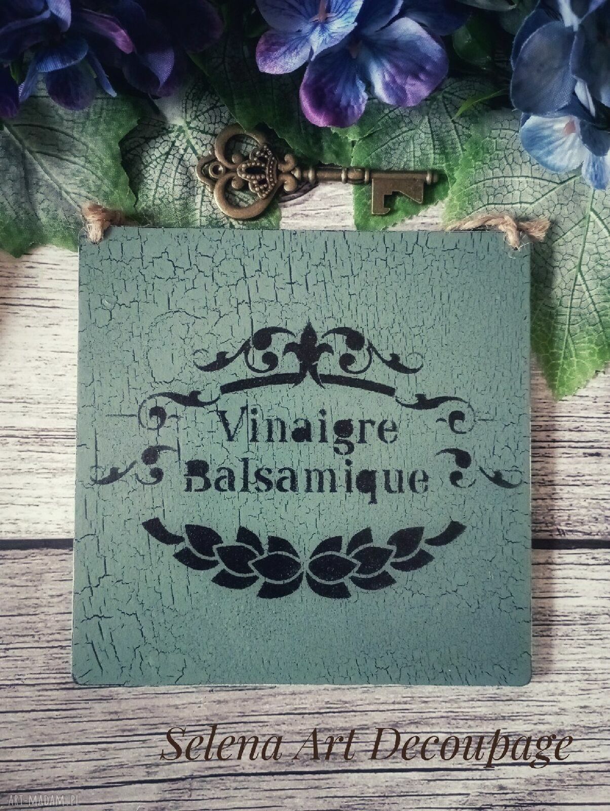 Dekoracyjny obrazek decoupage Belle Jardiniere - styl Prowansja