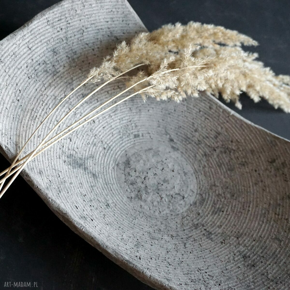 Dekoracyjny talerz na nóżkach - zero waste