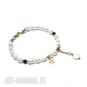 pearls white perły naturalne vol 4-bransoletka