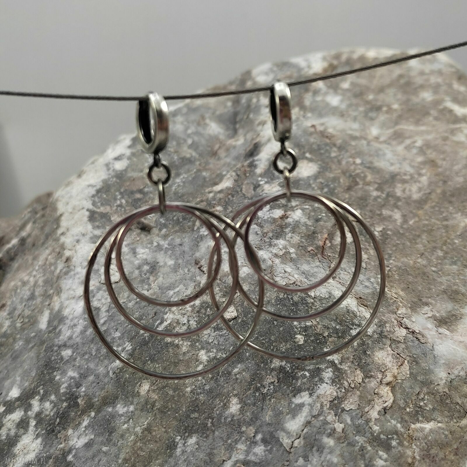 Ręcznie robione kolczyki handmade dla kobiet