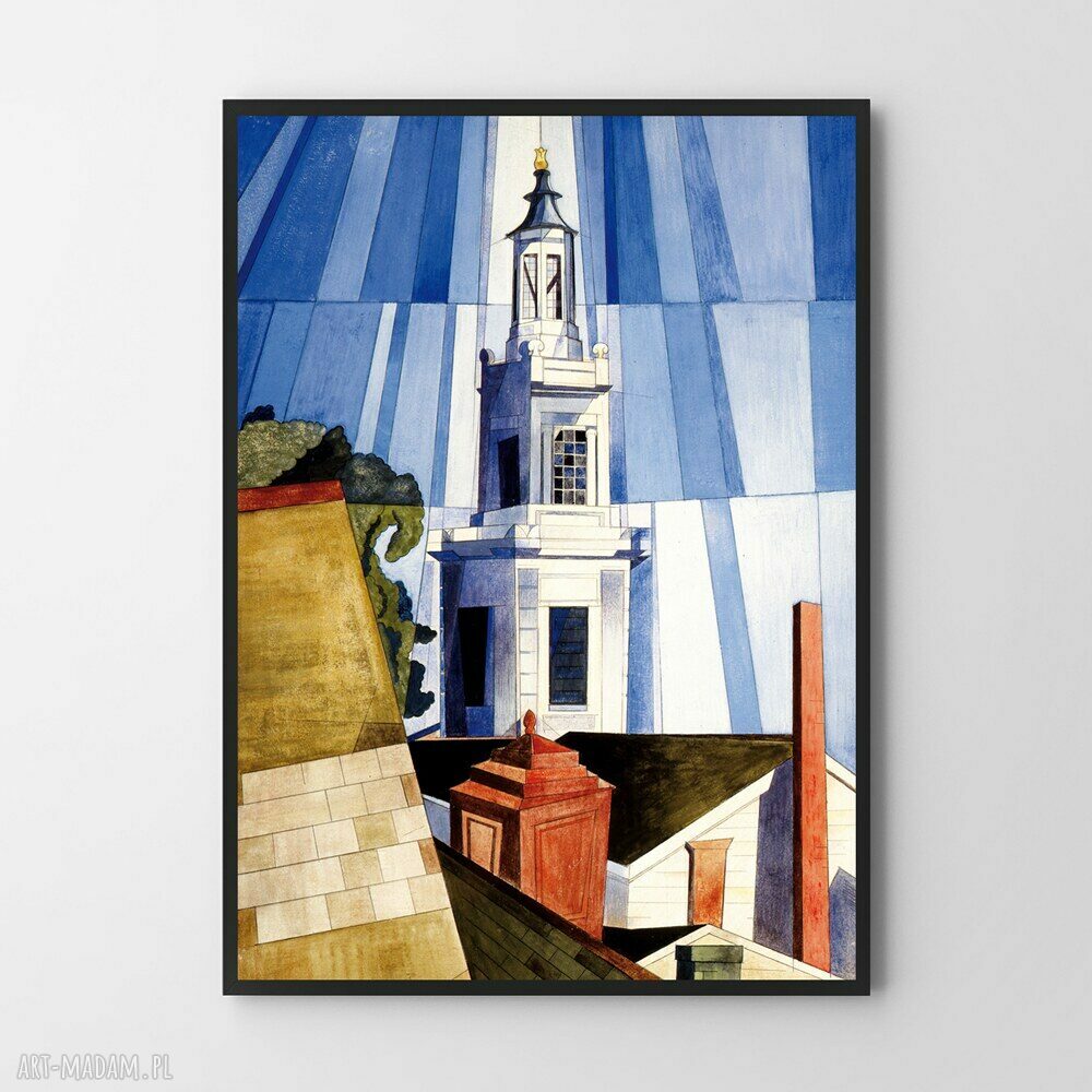 Demuth - plakat Blue Industrial 40x50 cm