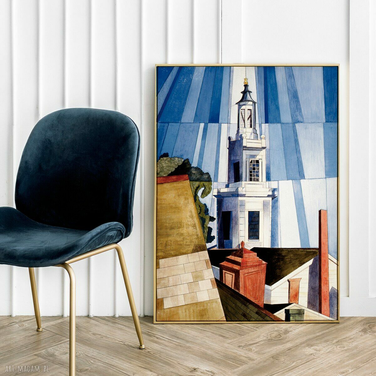Demuth - plakat Blue Industrial 30x40 cm (bez ramy)