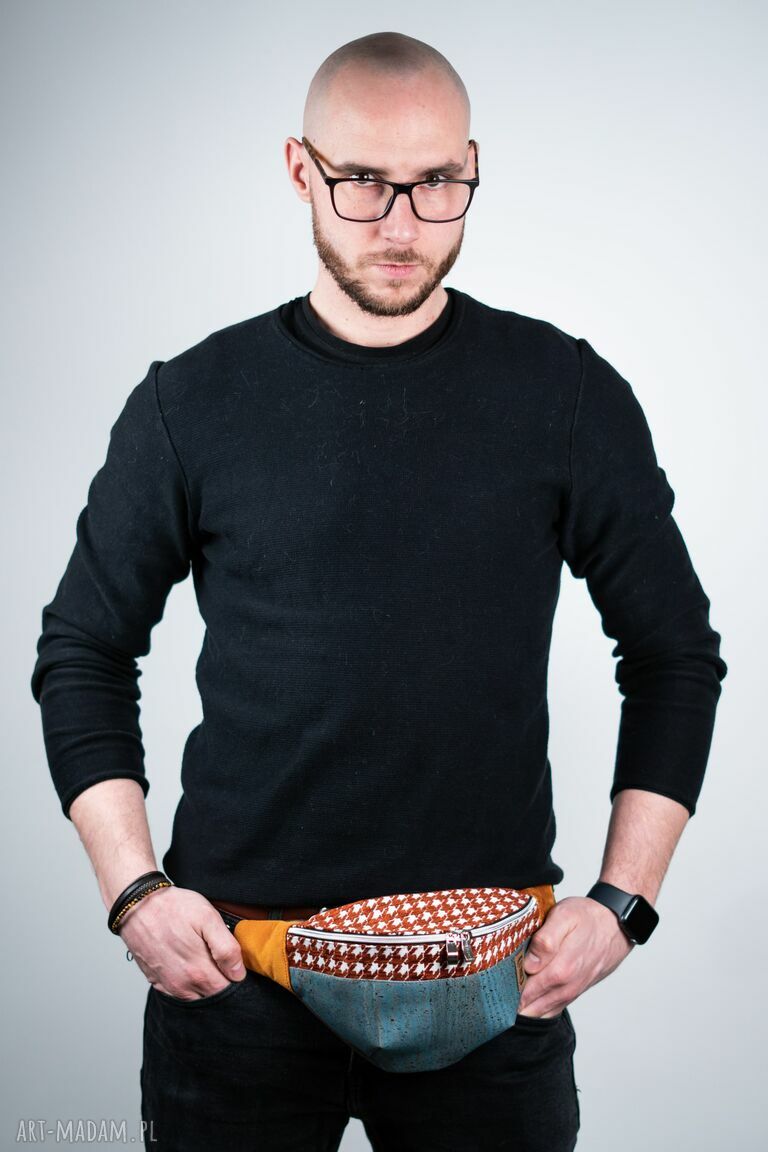 Designerska nerka unisex z korka „KORKOWY ZAWRÓT GŁOWY” - ekologiczna handmade na rower