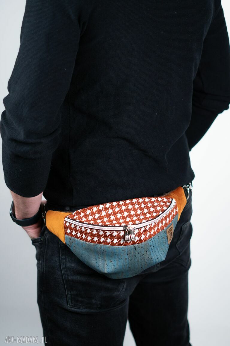 Designerska nerka unisex z korka „KORKOWY ZAWRÓT GŁOWY” - ekologiczna handmade na rower