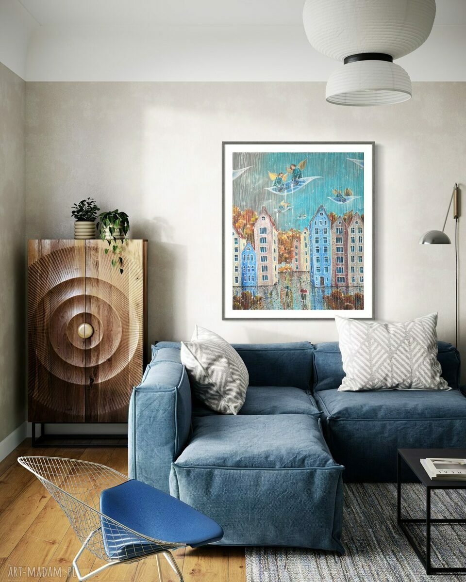 „Deszczowy dzień” - giclee na płótnie Canvas