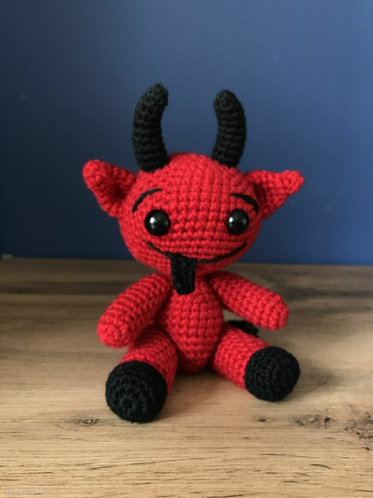 Wesoły diabełek - maskotka handmade dla dziecka
