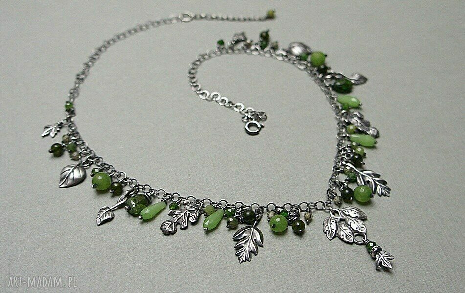 naszyjniki: Bluszcz vol. 2 /01 2024/ naszyjnik Ręczne wykonanie