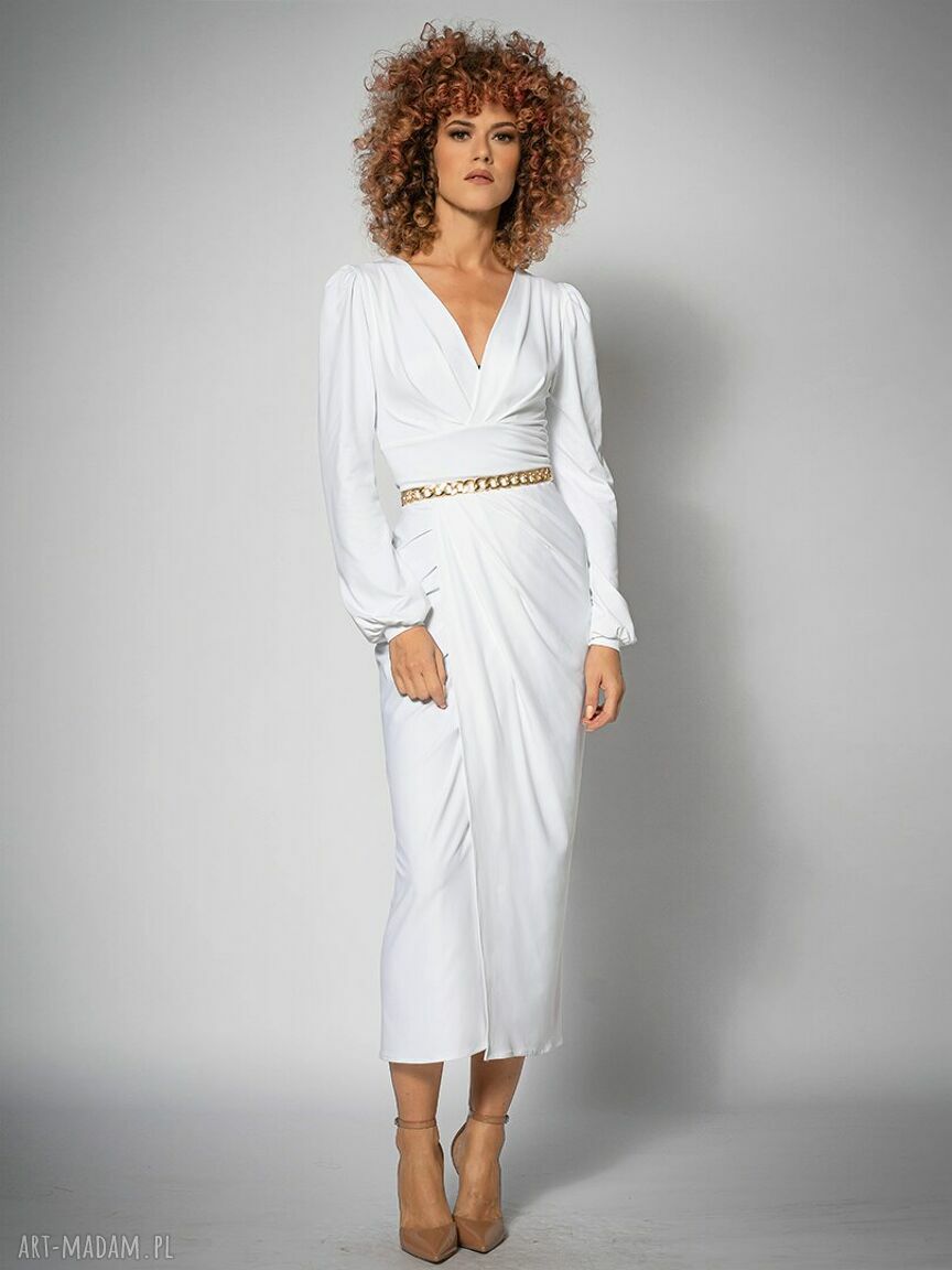 Diva white - biała sukienka ślubna w stylu boho