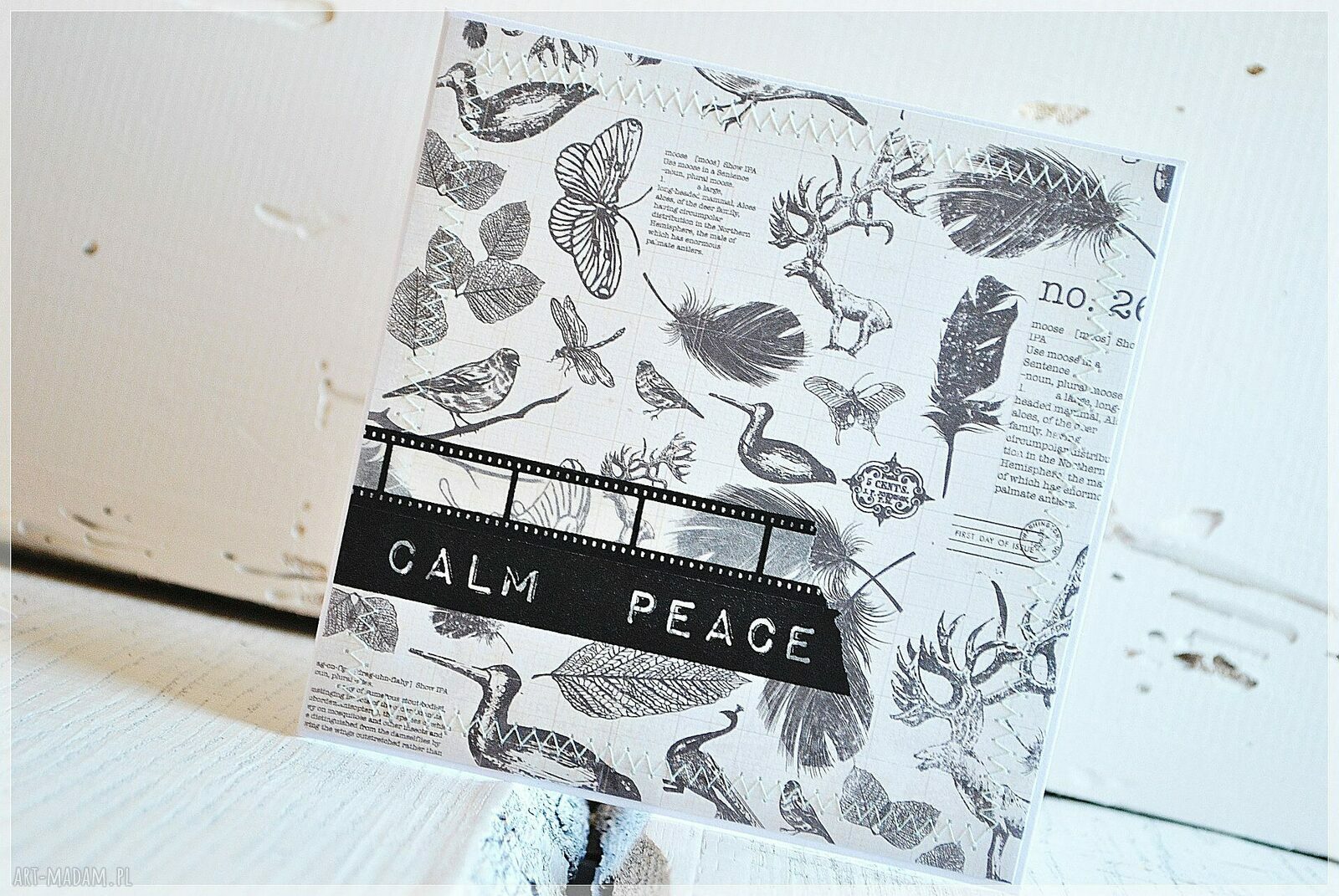 Kartka scrapbooking na imieniny i urodziny - elegancka propozycja dla niej