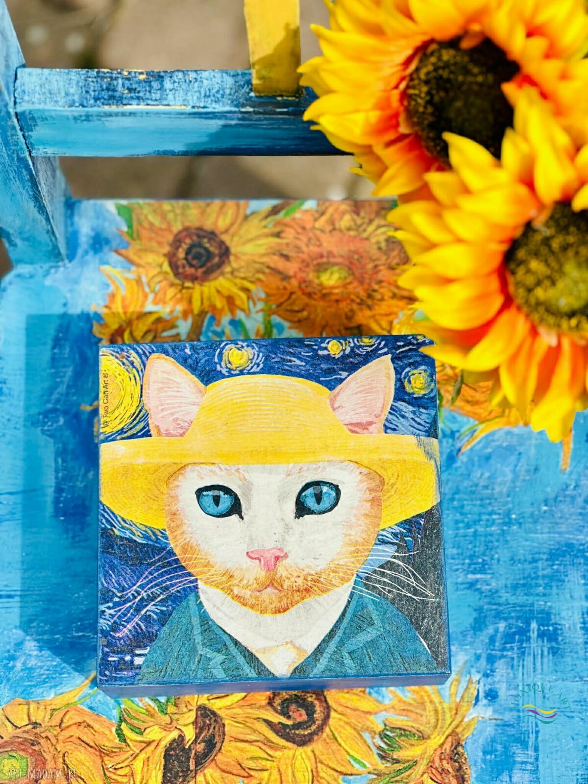 Kuferek dla miłośnika sztuki Van Gogh - pudełko na biżuterię
