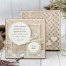 hand made scrapbooking kartki pamiątka ślubu. personalizacja treści. pudełeczko