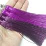 handmade kolczyki boho maxi /purple vol. 3/