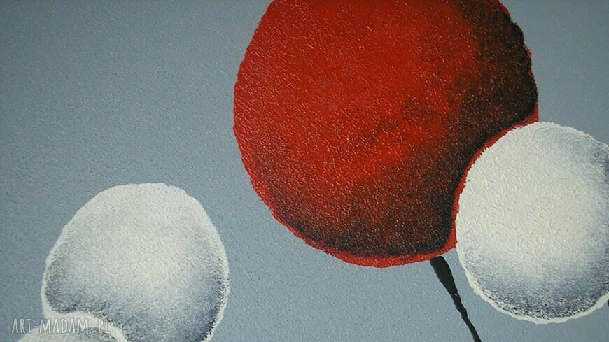 Obraz dmuchawce XXL 90x100 cm - ręcznie malowany na płótnie