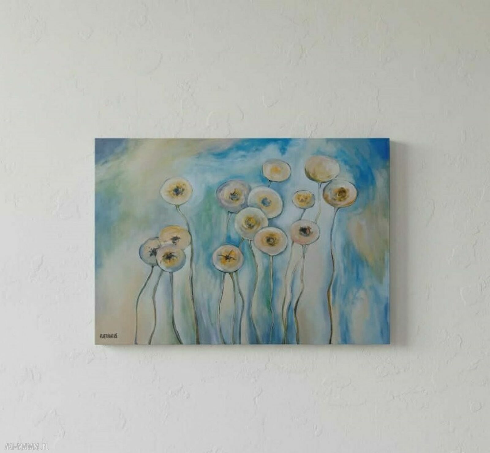 Dmuchawce - obraz akrylowy 60x85 cm Paulina Lebida, gotowy do powieszenia
