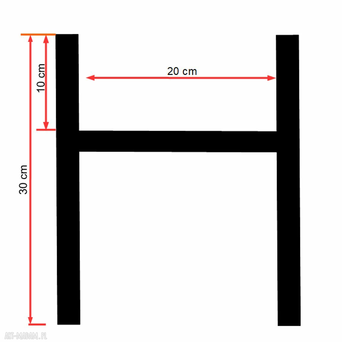 Nowoczesny kwietnik dębowy natural - do donic max 20 cm i 30 cm wysokości