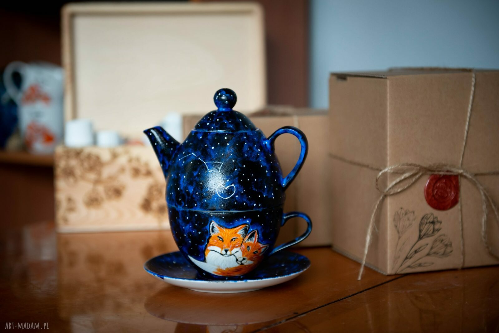 Zestaw do herbaty - Tea for One Galaktyczne Lisy