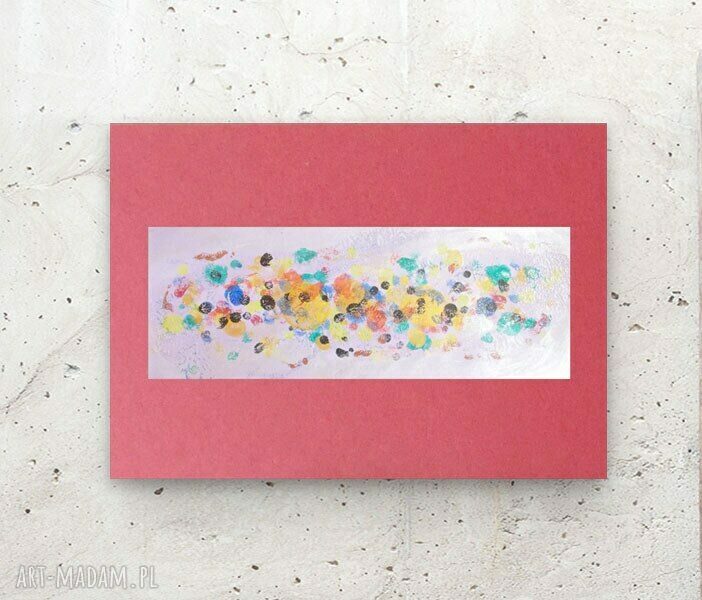 Abstrakcyjna grafika minimalizm 30x40 cm z akcentami srebra i złota