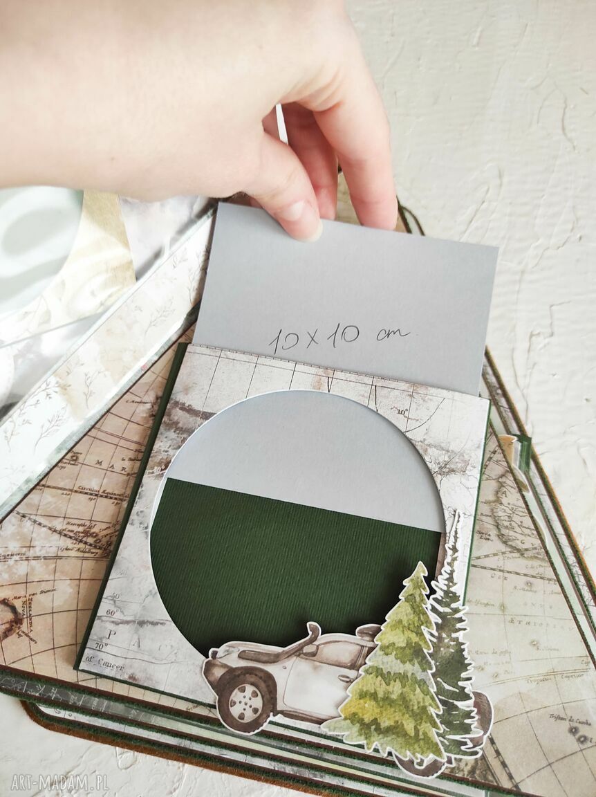 Prezent na urodziny: album scrapbooking do wklejania zdjęć pamiątka dla bliskiej osoby