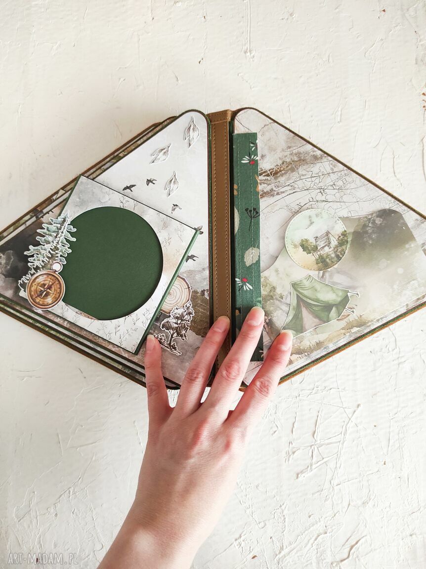 Prezent na urodziny: album scrapbooking do wklejania zdjęć pamiątka dla bliskiej osoby