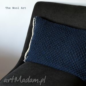 the wool art dziergana poszewka