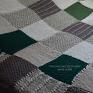 narzuta koce i zielone pled patchwork