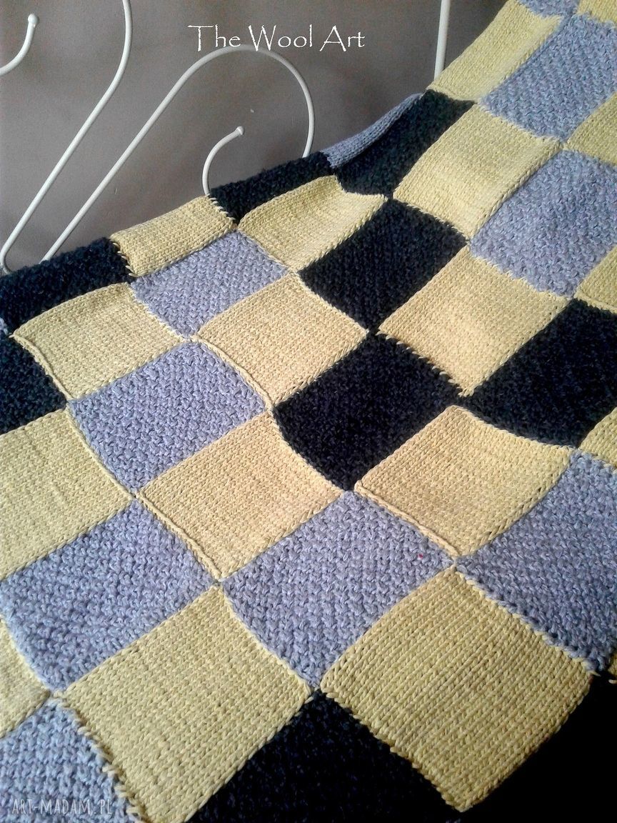 koce i narzuty: pled patchwork zamówienie hand made